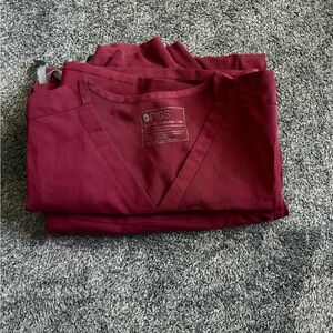 Figs Women’s  Deep Red scrub set